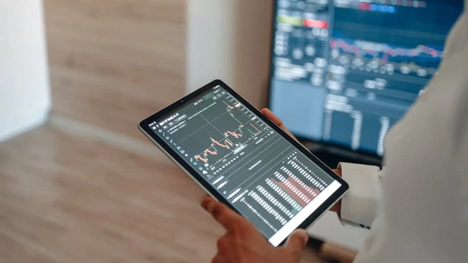 AI trading bot dashboard showing real-time market data and trade execution signals
