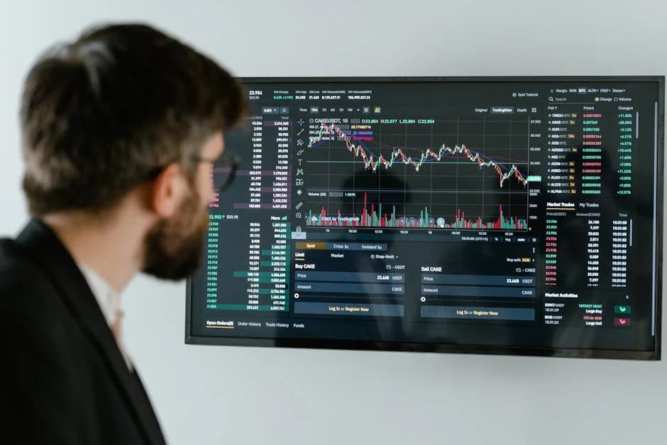 AI trading dashboard showing real-time market data and automated trade execution